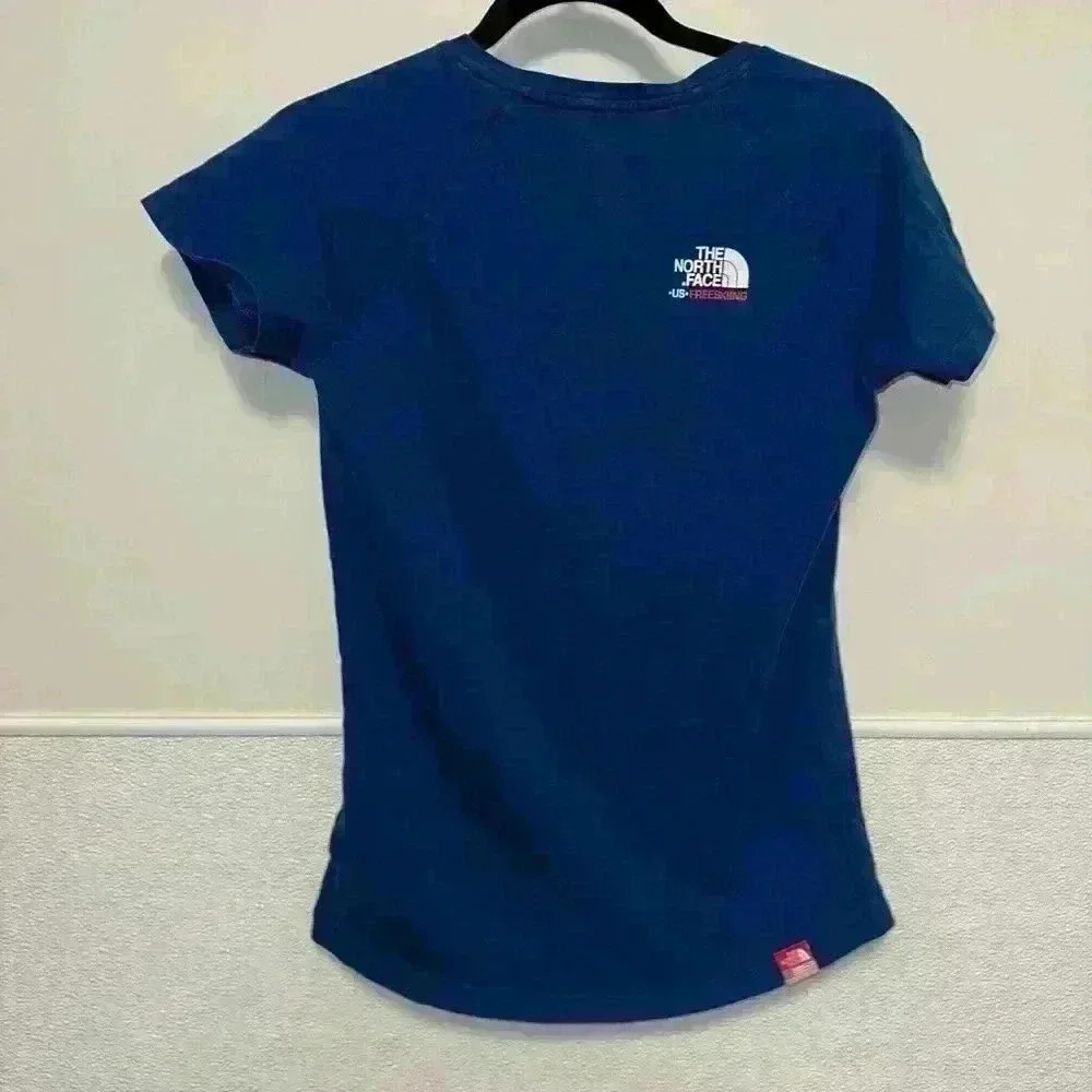 The North Face T-Shirt Blue & Red / S / USA Freeskiing Team - Picture 14 of 15